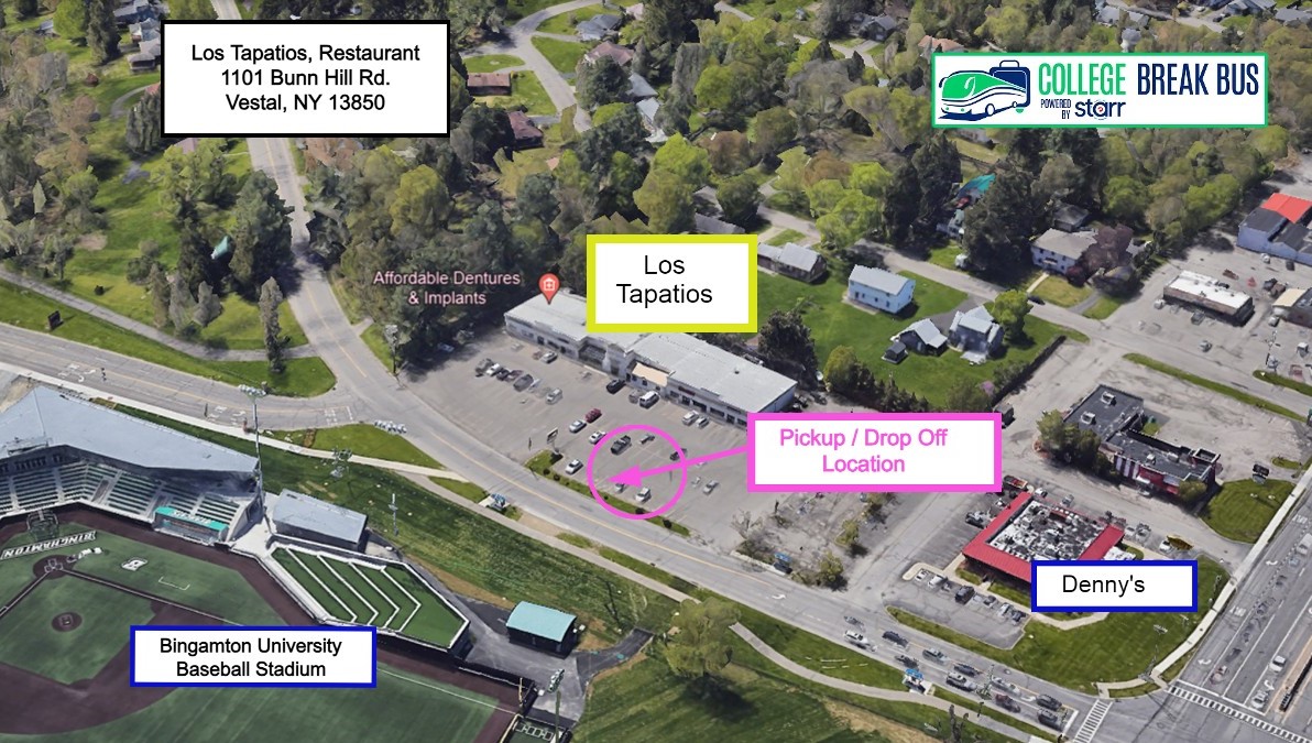 Binghamton University College Break Bus